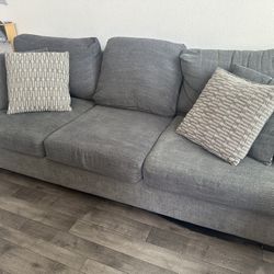Living Spaces Gray Couch 