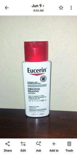 Eucerin Lotion- curb pick up Ray and Higley