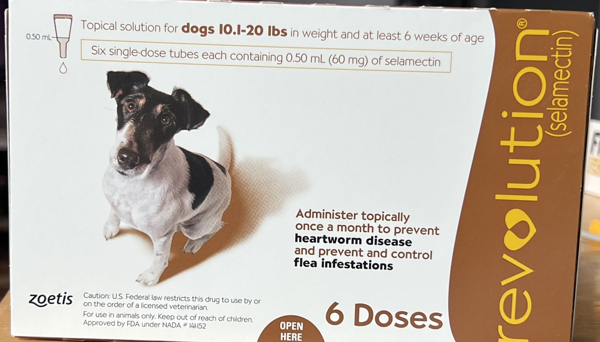 Canine Revolution Heartworm And Flea Control