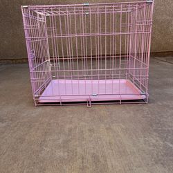 Pink Dog Crate