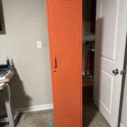 Orange Storage Locker
