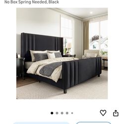 Black Queen Bedframe (used)