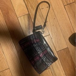 Coach wristlet 
