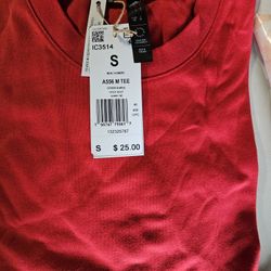 Adidas Red T-Shirt Small 10.00