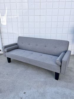 Gray Futon Sofa Bed Couch