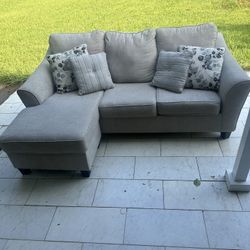 Ashley Sectional Driftwood Abney Sofa Chaise Couch