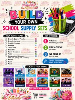 Build Your Own School Supply Set