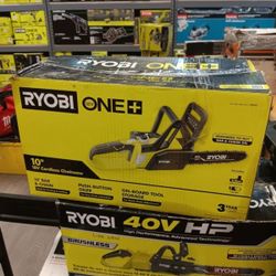 Ryobi ONE + 18V 10" Cordless Chainsaw.  Tool-Only 
