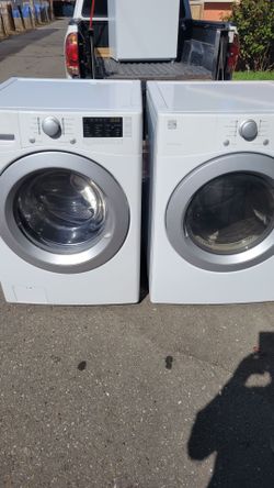 KENMORE HE WASHER ELECTRIC DRYER SET WORKS GREAT CAN DELIVER ANYWHERE