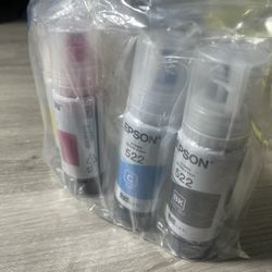 Epson 522 Ink For Eco tank ! New! Never Opened ! Expires 2030