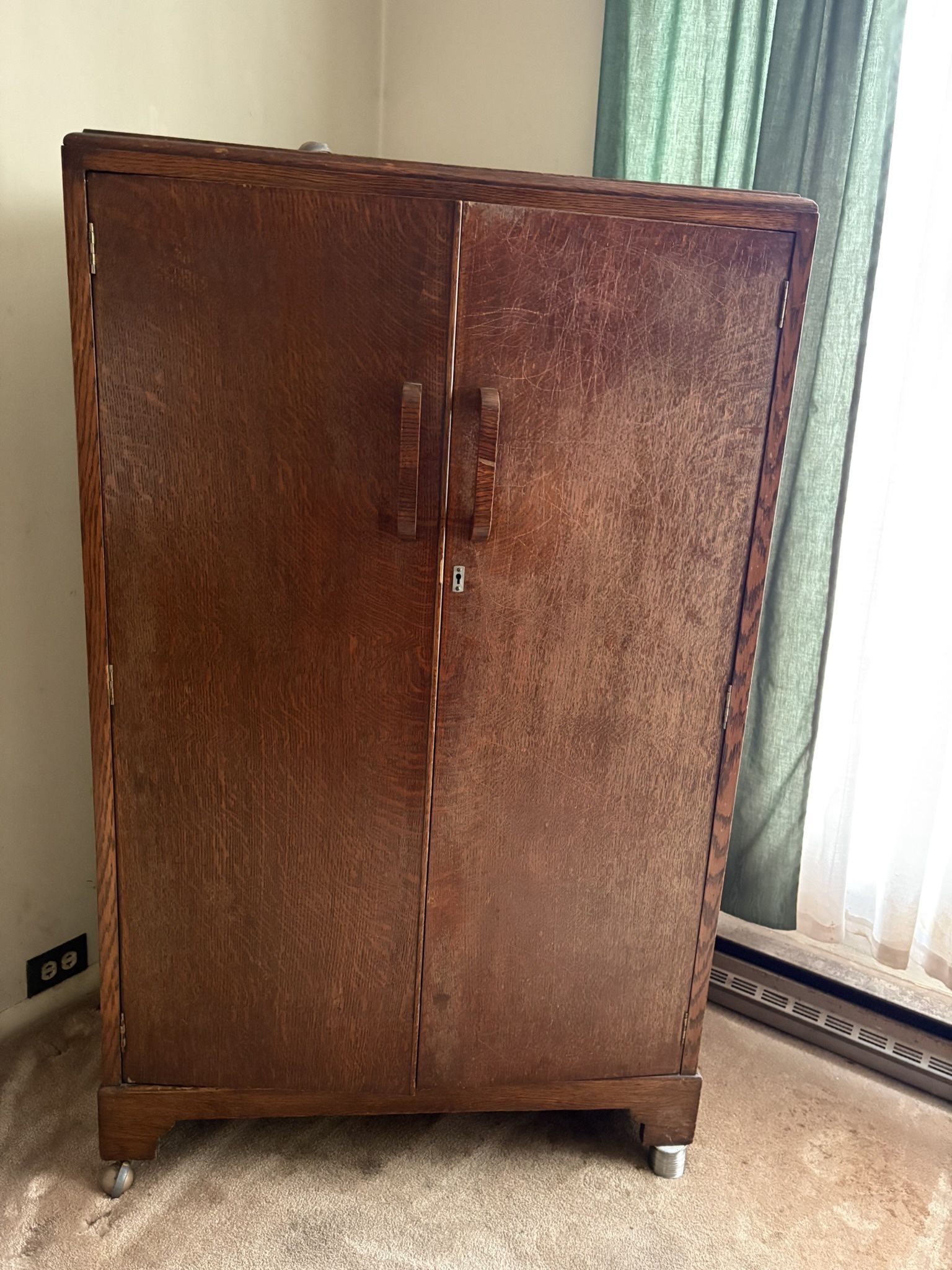 Antique Wood Cabinet