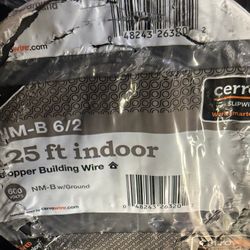 6/2 Romex Wire  125ft Electric Copper Cable New In The package 