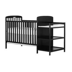 Black Crib and Changing Table by (DreamOnMe)