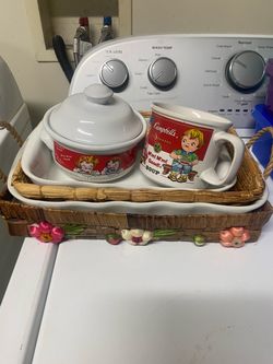Campbell's Soup Ceramic Bowl and Mug Set