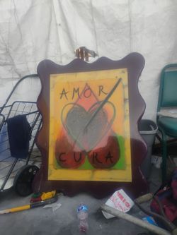 Amor Cura Framed Art Print
