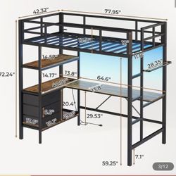 “Like-New Loft Beds – Bought Last Month – $175 Each or $325 for Both”