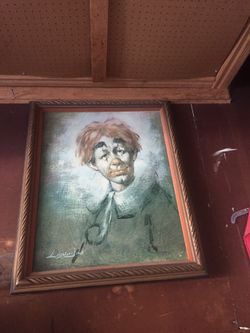 Clown painting