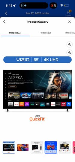 Vizio 65” tv