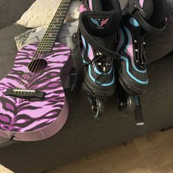 Roller Skates And Petite Guitar 