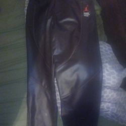 Jordans women's leather pants