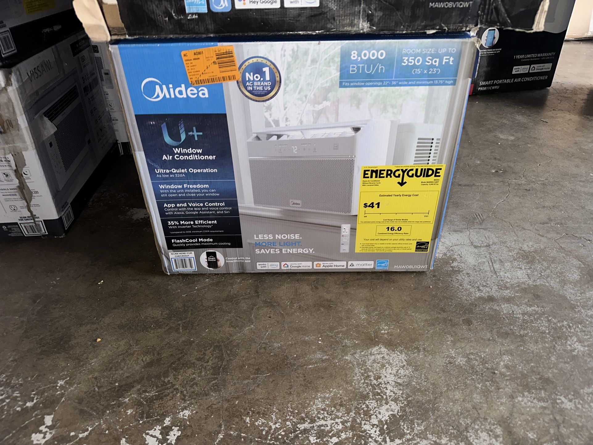 8000btu Window Air Conditioner New
