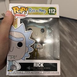 Pop Animation Rick Statue 