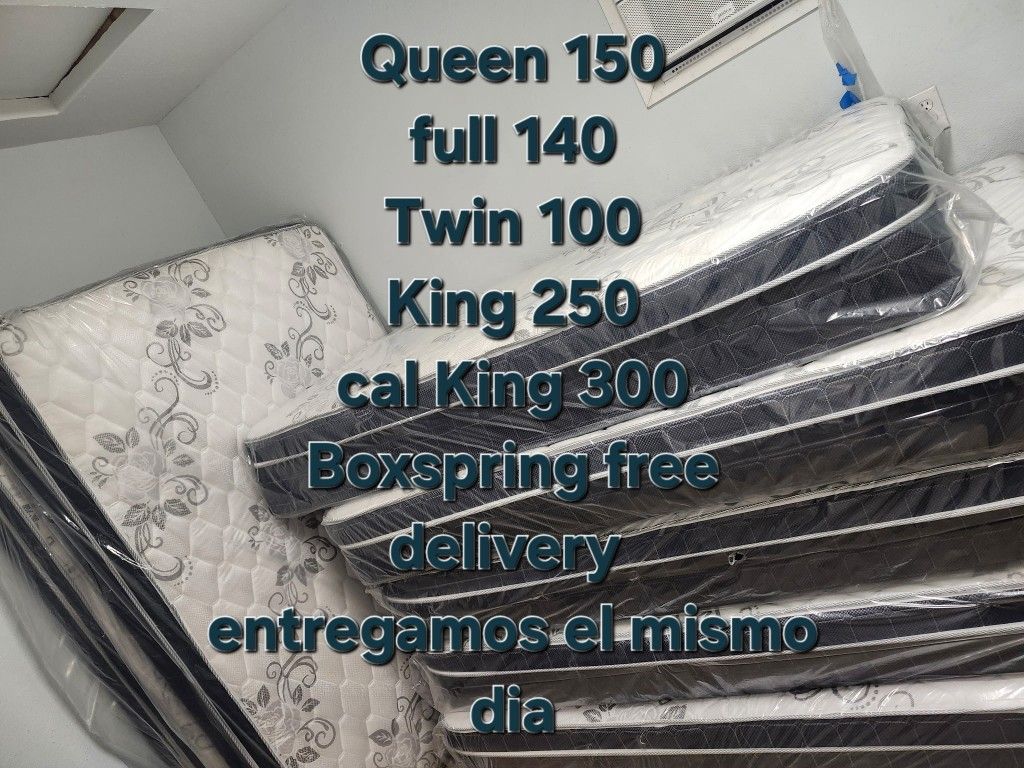 Mattress Pillow Top New