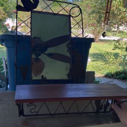 Mirror And Shelf Set 