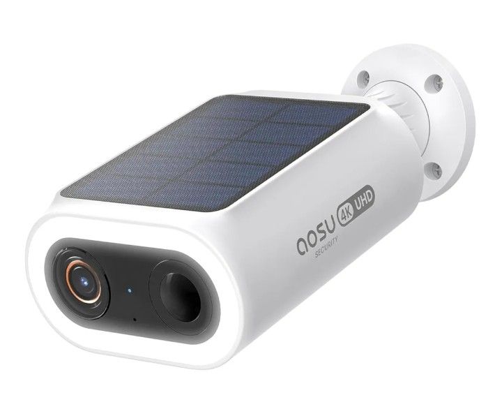 AOSU Solar Security Camera Wireless Outdoor 4K SolarCam P1 Max 