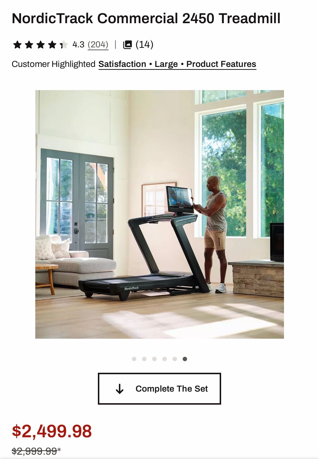 Nordictrack treadmill