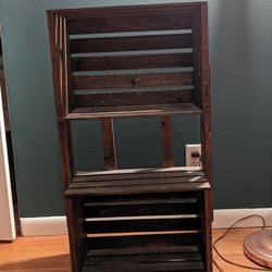 Crate Shelves/ Book Case 