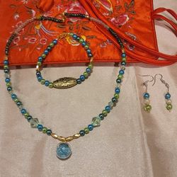 Handmade Beaded Jewelry Set 