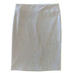 Jules & Leopold Grey Pencil Straight Skirt Stretch Size Medium