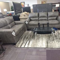 Navi Smoke Living Room Set /couch /Sofa and Loveseat 