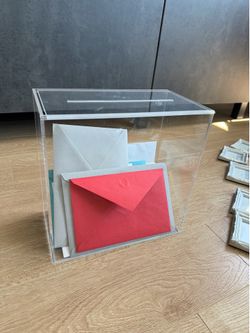 Wedding Acrylic Card Box