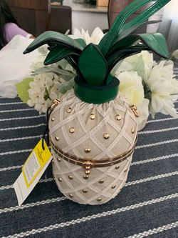 Pineapple Shaped Novelty Clutch Bag