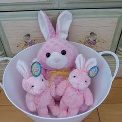 Bunnies Stuffed Animals Take It All For $10