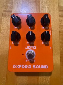 Joyo JF-22 Oxford Sound Preamp/Overdrive Effects Pedal