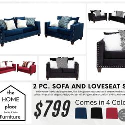 New Arrival!!! 🚨 Brand New Sofa And Love Seat, In Stock NOW!!!