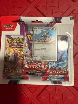 Pokemon Paldea Evolved 3 Pack Blister