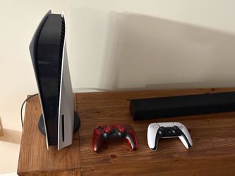 Sony PlayStation 5 Console with Two Controllers