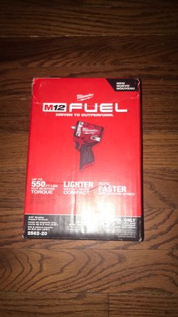 Milwaukee Fuel m12 3/8 Stubby tool only $170 Firm cash olny