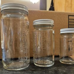 Free Glass Jars 2oz, 4oz, 8oz