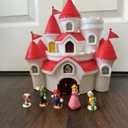 Toys-Super Mario Bros Castle Action Figure Playset Like new $10 For All Fontana  Only pick up