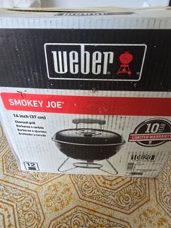 New 14 inch Weber Smokey Joe