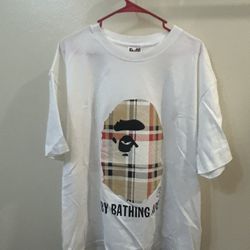 Bape X Burberry Tee 2xl