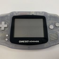 ⭐️ NEW! Nintendo Clear Glacier Game Boy Advance Handheld Console