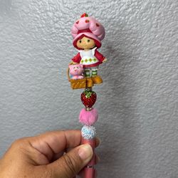 Strawberry Shortcake Beaded Pens
