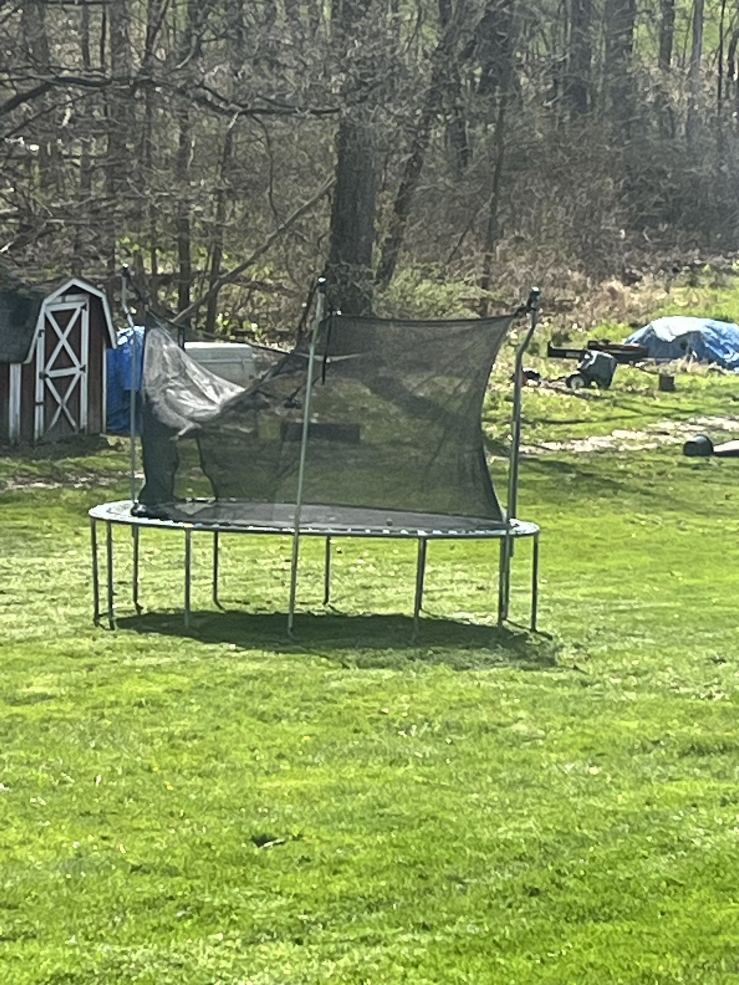Used Trampoline W Net 