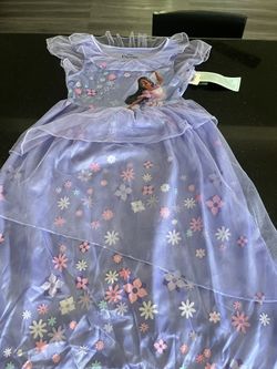 NWT Disney Encanto Isabela Dress With Slippers 